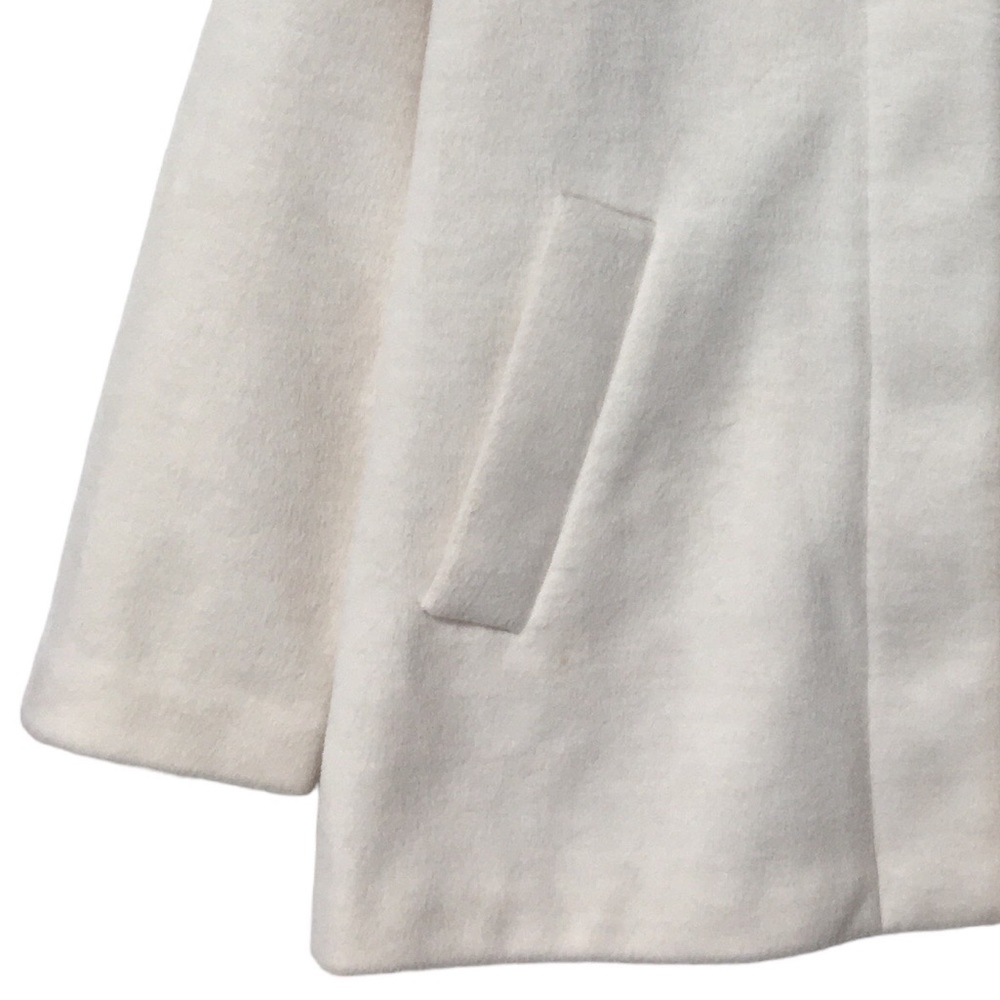 Soft Surroundings Torrente Fleece Hooded Jacket Coat Cream Ivory Medium - Picture 9 of 16